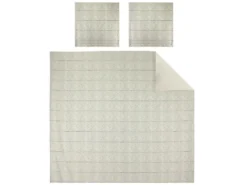 Parure De Lit 260x240 Cm Satin De Coton ODEON Marron Clair