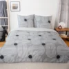 Parure De Lit 240x220 Cm Microfibre FROGGUIE Gris 3 Pièces
