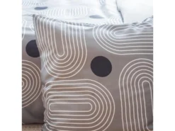 Parure De Lit 240x220 Cm Microfibre FROGGUIE Gris 3 Pièces -Herman Miller Magasin linge de lit 8858979