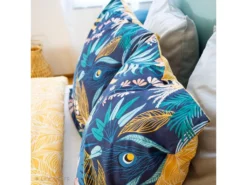 Parure De Lit 140x200 Cm Coton Bci Adouci AGLAE Bleu 2 Pièces -Herman Miller Magasin linge de lit 8859983