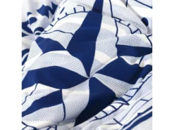 Parure De Lit 260x240 Cm Coton Issu De L'agriculture Biologique OCEAN Bleu -Herman Miller Magasin linge de lit 8862989