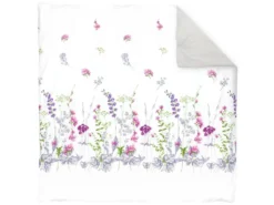 Parure De Lit 260x240 Cm Coton PRETTY Blanc -Herman Miller Magasin linge de lit 8864583