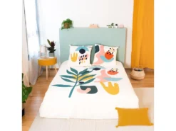 Parure De Lit 260x240 Cm Coton ESPIE Ecru 3 Pièces -Herman Miller Magasin linge de lit 8864675