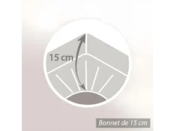 Protège Matelas Imperméable Antony 60x120 -Herman Miller Magasin linge de lit 9065727