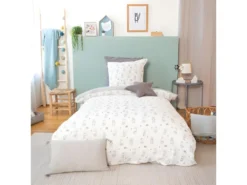 Housse De Couette 140x200 Cm + 1 Taie D'oreiller 63x63 Cm Gaze De Coton Foret -Herman Miller Magasin linge de lit 9461611