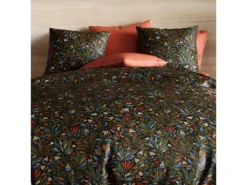 Housse De Couette Réversible 220x240 Cm + 2 Taies D'oreiller 63x63 Cm Percale De Coton Bogota -Herman Miller Magasin linge de lit 9462125