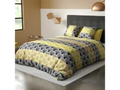 Housse De Couette 140x200 Cm + 1 Taie D'oreiller 63x63 Cm Microfibre Hiko