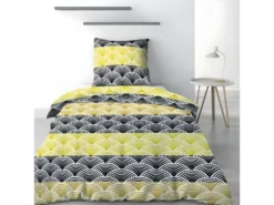 Housse De Couette 140x200 Cm + 1 Taie D'oreiller 63x63 Cm Microfibre Hiko -Herman Miller Magasin linge de lit 9464857