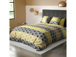 Housse De Couette 140x200 Cm + 1 Taie D'oreiller 63x63 Cm Microfibre Hiko -Herman Miller Magasin linge de lit 9464861