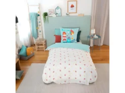 Housse De Couette 140x200 Cm + 1 Taie D'oreiller 63x63 Cm Polycoton Bombero -Herman Miller Magasin linge de lit 9465359