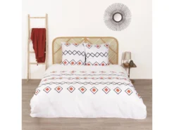 Housse De Couette 220x240 + 2 Taies D'oreiller 63x63 Cm Microfibre Zest