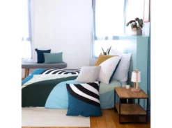 Parure Housse De Couette Réversible Avec Taies D'oreiller 100% Coton 57 Fils Stop : Taille - 220 X 240 Cm 6 Parure Housse De Couette Réversible Avec Taies D'oreiller 100% Coton 57 Fils Stop : Taille - 220 X 240 Cm -Herman Miller Magasin linge de lit 9891815