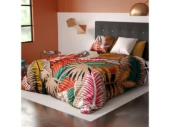 Parure De Lit Housse De Couette Avec Taie D'oreiller 100% Coton 57 Fils Narnia : Taille - 220 X 240 Cm