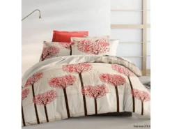 Housse De Couette 240x260 + 2 Taies D'oreiller 63x63 Cm Coton Treelove