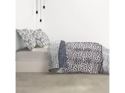 Parure De Lit Housse De Couette Avec Taies D'oreiller 100% Coton 57 Fils Darla : Taille - 220 X 240 Cm