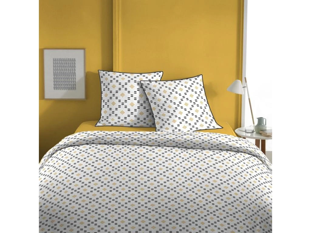 Housse De Couette 240x260 + 2 Taies D'oreiller 63x63 Cm Coton Oddy Anthracite 1 Housse De Couette 240x260 + 2 Taies D'oreiller 63x63 Cm Coton Oddy Anthracite