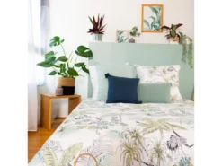 Housse De Couette Avec Taies D'oreiller 100% Polyester 72 Gsm Theos : Taille - 240 X 260 Cm -Herman Miller Magasin linge de lit 9895565