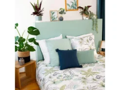 Housse De Couette Avec Taies D'oreiller 100% Polyester 72 Gsm Theos : Taille - 240 X 260 Cm -Herman Miller Magasin linge de lit 9895569