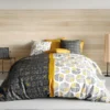Housse De Couette 220x240 Cm + 2 Taies D'oreiller 63x63 Cm Coton Arturo