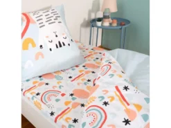 Housse De Couette 140x200 + 1 Taie D'oreiller 63x63 Coton Catchi -Herman Miller Magasin linge de lit 9895937