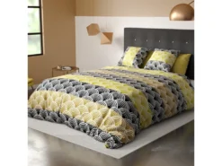 Housse De Couette Et Taie D'oreiller 100% Polyester 60 Gsm Hiko : Taille - 220 X 240 Cm