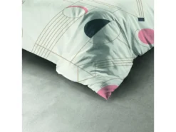 Parure De Lit - Housse De Couette 100% Coton 57 Fils Hawa Pink : Taille - 140 X 200 Cm -Herman Miller Magasin linge de lit 9896455