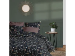 Housse De Couette 240x260 + 2 Taies D'oreiller 63x63 Cm Coton Phytea Caviar