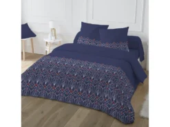 Parure De Lit - Housse De Couette 100% Coton 51 Fils Mondo : Taille - 220 X 240 Cm
