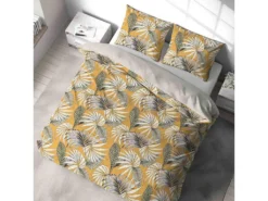 Housse De Couette 220x240 + 2 Taies D'oreiller 63x63 Microfibre Aquilie