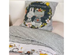 Housse De Couette 140x200 Cm + 1 Taie D'oreiller 63x63 Cm Coton Jardinage -Herman Miller Magasin linge de lit 9898363