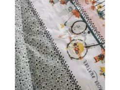 Housse De Couette 140x200 Cm + 1 Taie D'oreiller 63x63 Cm Coton Jardinage -Herman Miller Magasin linge de lit 9898365