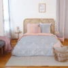 Housse De Couette 240x260 + 2 Taies D'oreiller 63x63 Coton Shyne
