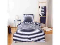 Housse De Couette 220x240 + 2 Taies D'oreiller 63x63 Coton Capri -Herman Miller Magasin linge de lit 9900041