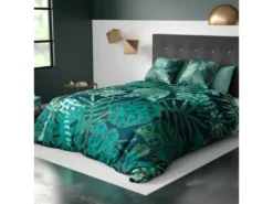 Parure De Lit Housse De Couette Avec Taies D'oreiller 100% Coton 47 Fils Alba : Taille - 240 X 260 Cm