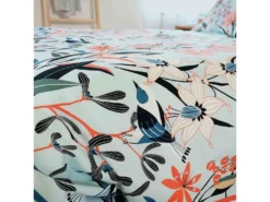 Housse De Couette 220x240 + 2 Taies D'oreiller 63x63 Satin De Coton Bio Paya -Herman Miller Magasin linge de lit 9900183