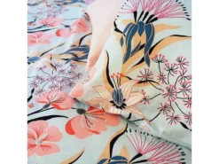 Housse De Couette 220x240 + 2 Taies D'oreiller 63x63 Satin De Coton Bio Paya -Herman Miller Magasin linge de lit 9900185