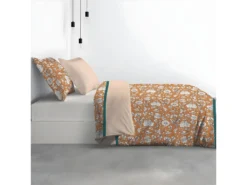 Housse De Couette Réversible 220x240 Cm + 2 Taies D'oreiller 65x65 Cm Coton Loni 7 Housse De Couette Réversible 220x240 Cm + 2 Taies D'oreiller 65x65 Cm Coton Loni -Herman Miller Magasin linge de lit 9900721