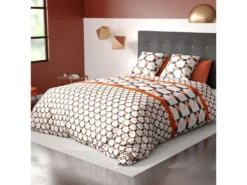 Housse De Couette 220x240 Cm + 2x Taies D'oreiller 63x63 Cm Polyester Arrow