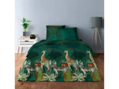 Housse De Couette 240x260 Cm + 2 Taies D'oreiller 63x63 Cm Coton Zambi