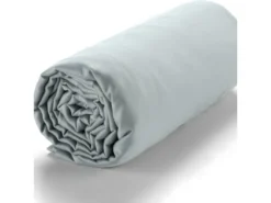 Drap Housse Satin De Coton Celadon 160x200 +30 Cm