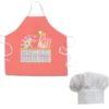 Tablier De Cuisine Rose 55x55cm