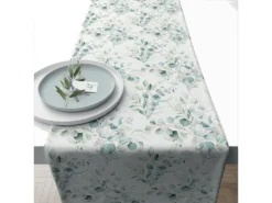 Chemin De Table En Coton Eucalyptus 40 X 150 Cm