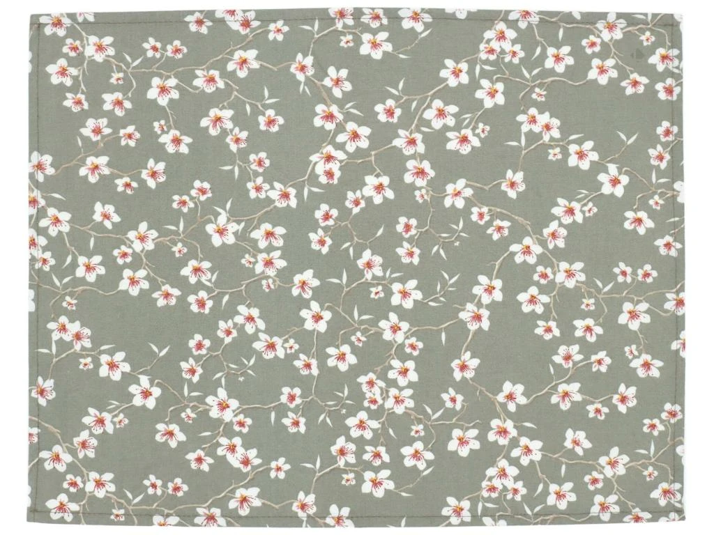 Lot De 2 Sets De Table Enduit 35x45 Cm AMANDIER Vert Sauge 2 Lot De 2 Sets De Table Enduit 35x45 Cm AMANDIER Vert Sauge – Image 2