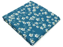 Chemin De Table Enduit 45x150 Cm AMANDIER Bleu -Herman Miller Magasin linge de table 10565551