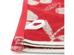 Lot De 2 Torchons De Cuisine éponge 50x50 Cm Coton BING Rouge -Herman Miller Magasin linge de table 10566923