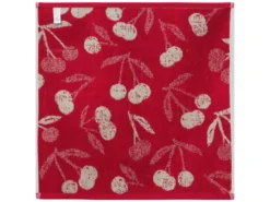 Lot De 2 Torchons De Cuisine éponge 50x50 Cm Coton BING Rouge -Herman Miller Magasin linge de table 10566927