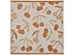 Lot De 2 Torchons De Cuisine éponge 50x50 Cm Coton BING Marron -Herman Miller Magasin linge de table 10567355