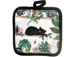 Gant Et Manique En Coton Chaton Dans Les Plantes Par Kiub -Herman Miller Magasin linge de table 10727609