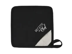 Set De 2 Maniques Assorties Noir Et Lin -Herman Miller Magasin linge de table 10727647