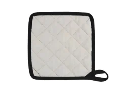 Set De 2 Maniques Assorties Noir Et Lin -Herman Miller Magasin linge de table 10727649